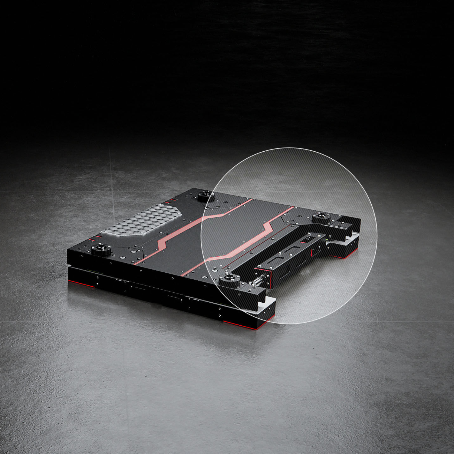 QS-CH2 2DOF motion platform with traction loss Qubic Systems