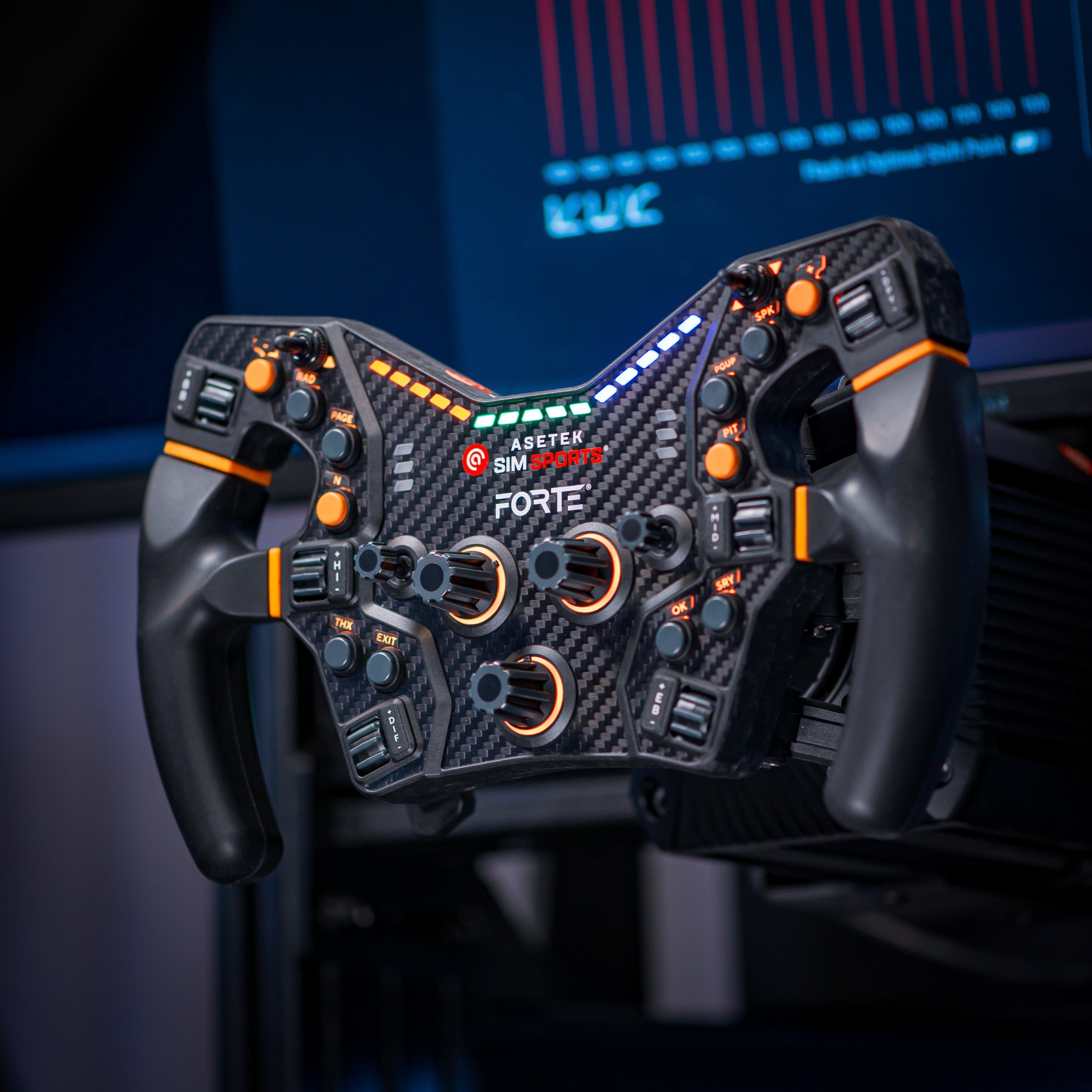 Asetek Forte Formula Steering Wheel Asetek SimSports