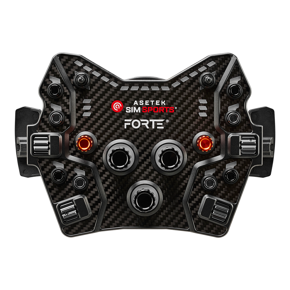 Asetek SimSports® Forte® GT Button Box (Black Aluminum) Asetek SimSports