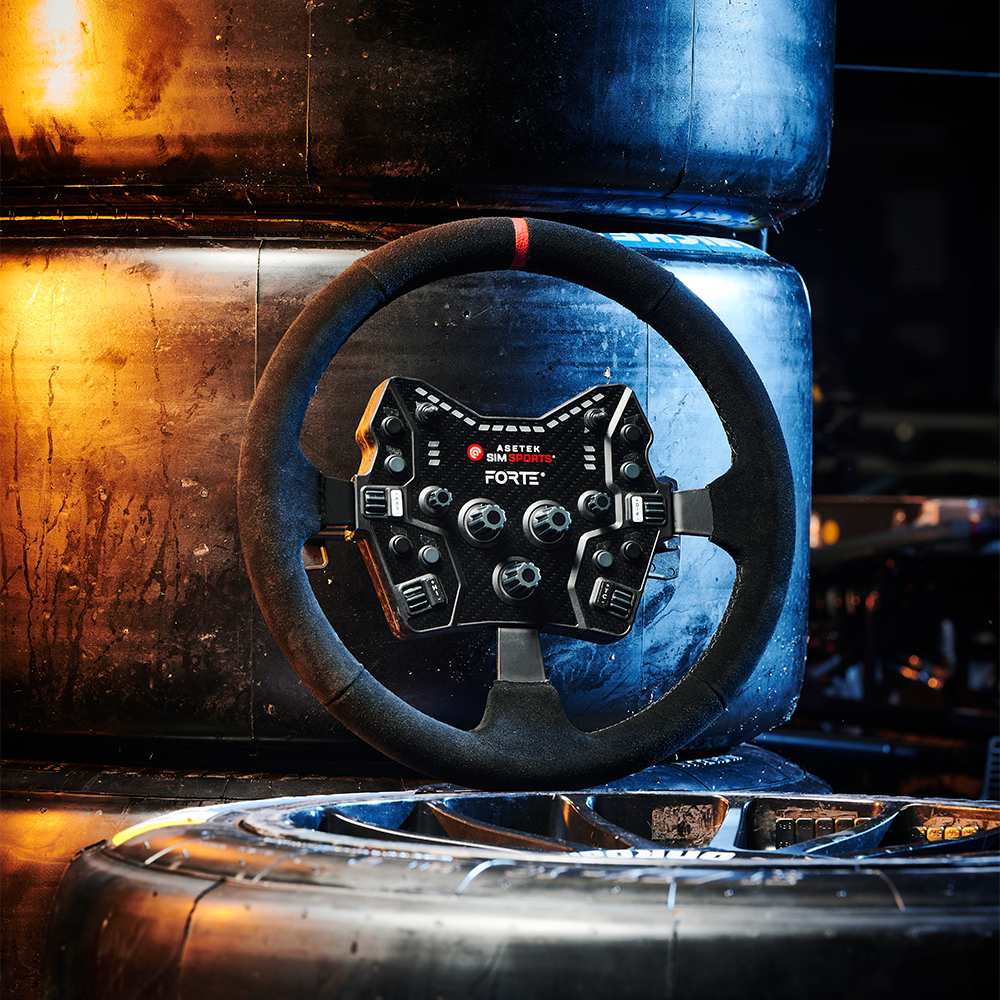 Asetek SimSports® Dished Suede Rim (340 mm) Asetek SimSports