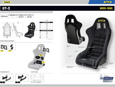 Sabelt GT3 Racing Seat RRG SimRacing