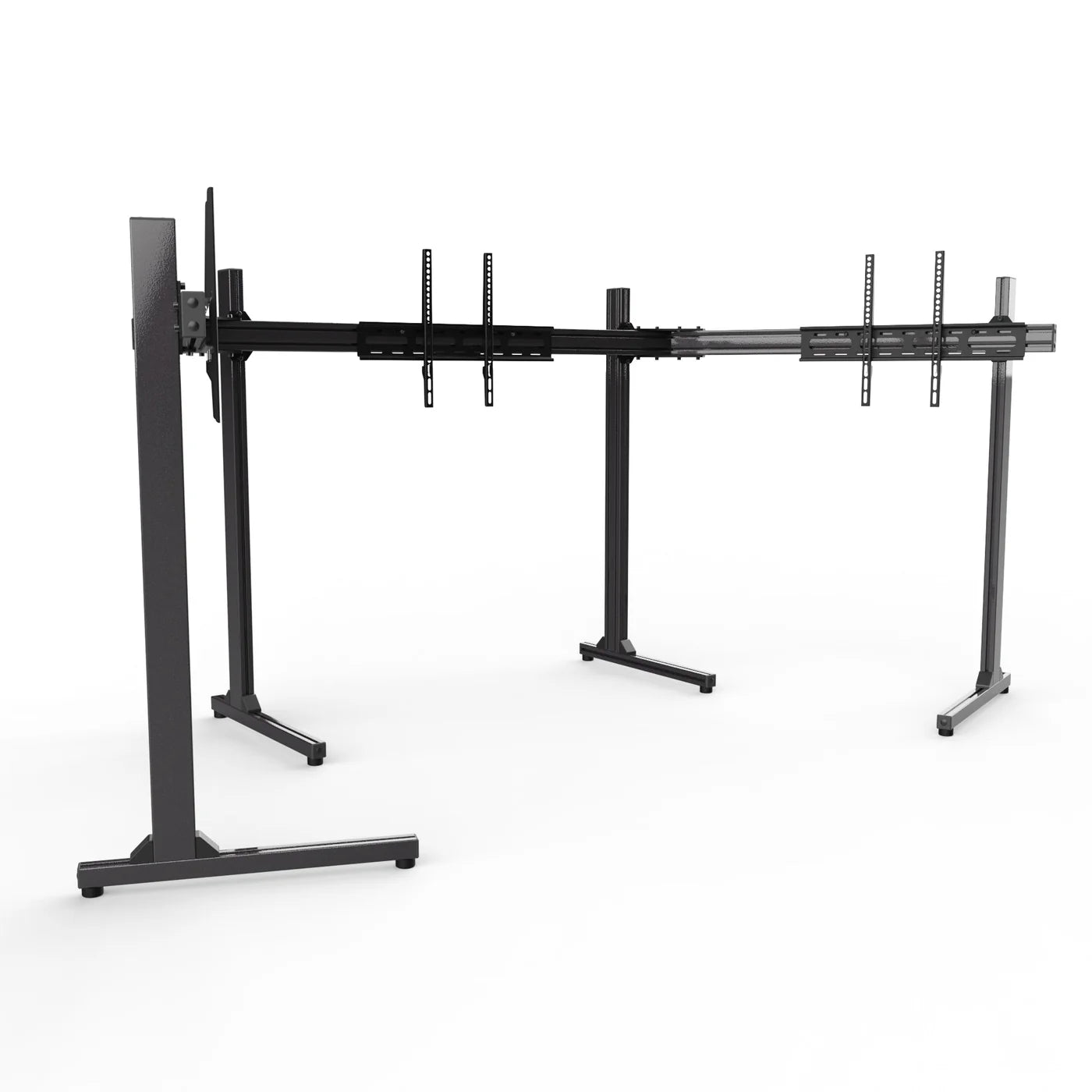 Freestanding Triple Monitor & TV Stand [Up to 65" Flat or 55" Curved] Advanced Sim Racing