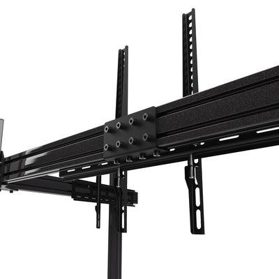 Freestanding Triple Monitor & TV Stand [Up to 65" Flat or 55" Curved] Advanced Sim Racing