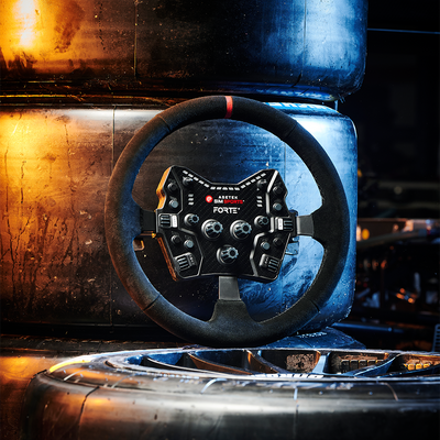 Asetek SimSports® Dished Suede Rim (340 mm) Asetek SimSports