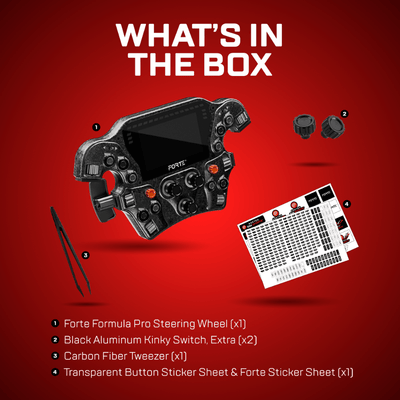 Asetek SimSports Forte Formula Pro Steering Wheel Asetek SimSports